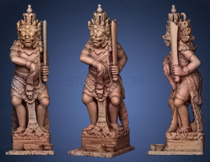 3D model Bali statue 012 (STL)